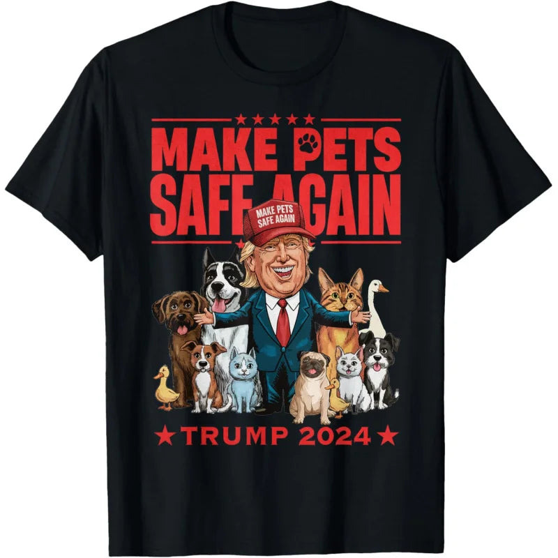 Trump 2024 Save Our Pets T-Shirt